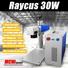 MCWlaser 30W Raycus Fiber Laser Engraver For Metal Engraving Marking Machine US