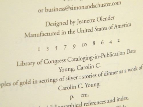 Apples of Gold in Settings of Silver:Stories of Dinner as a Work of Art 'SIGNED' - Picture 3 of 3