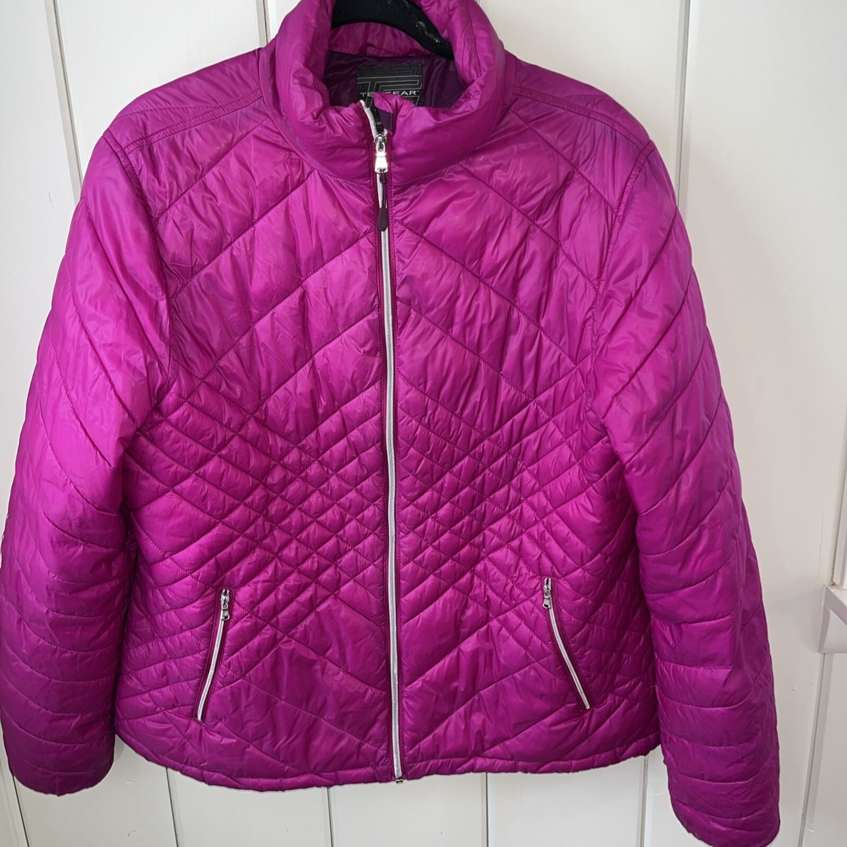 Puffer Coat Tek Gear Women's Coats Tek Gear Warm Tek Hooded