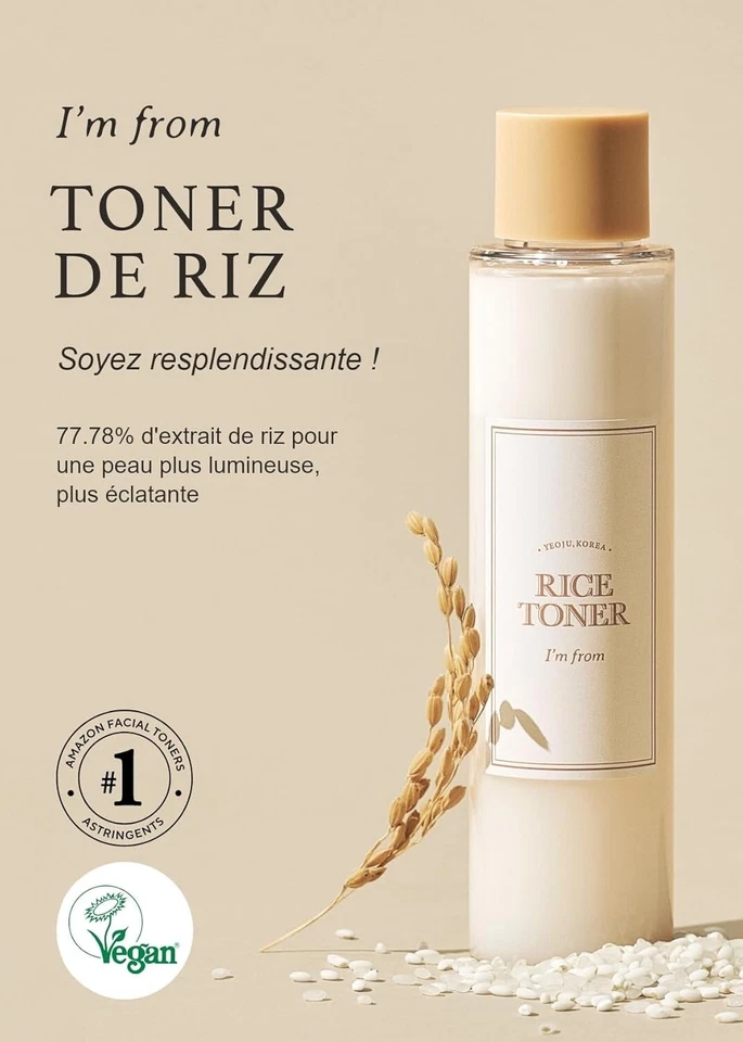 I'm from Tonique au riz, 77,78% d'extrait de riz de Corée, Toner - Photo 2/4