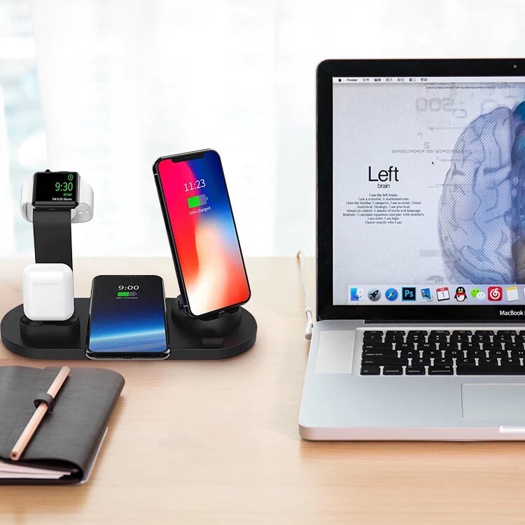 Wireless Charger  Multi  Charging Station for IPhones, I watches, Airpod