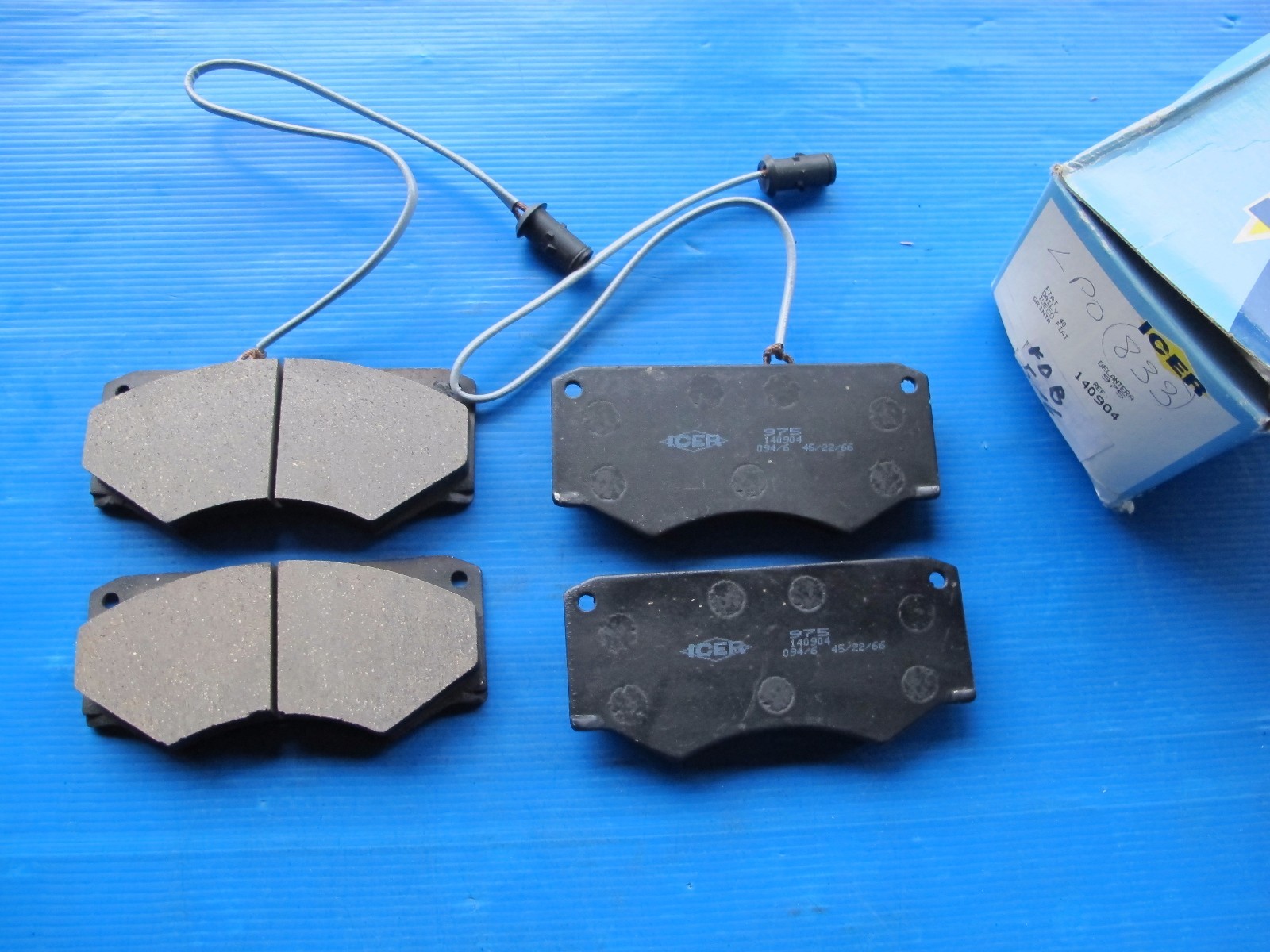 Plaquettes de freins avant Icer pour Iveco Daily 45-10 et 49-10