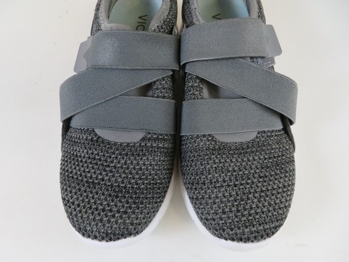 Vionic Aimmy Womens 6 Shoes Gray Hook & Loop Sneaker Walking Comfort Athletic - Picture 3 of 11