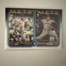 2024 Topps Update Tyler Jay Dedniel Nunez RC US82 Rookie Combos Mets