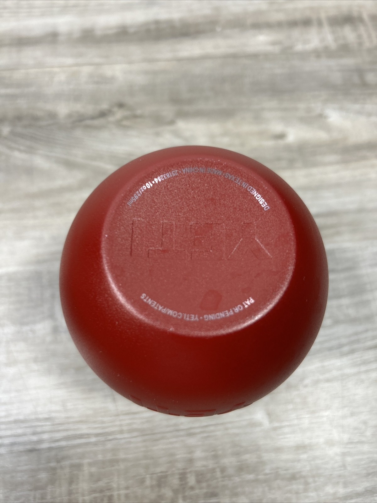 YETI Rambler 10 oz. Wine Tumbler Harvest Red Retired Color