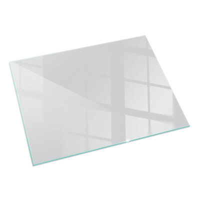 Kaminofen Bodenplatte Ofenglas Ofenplatte Sicherheitsglas Farbe Grau 120 x 80 cm