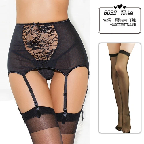 Women Sexy Lingerie Garter Belts Stocking High Waist Lace Suspender Sock Set Hot - Bild 31 von 32