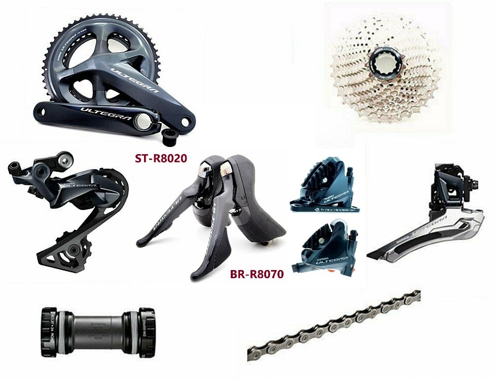 Shimano ST-R8020 Shimano Ultegra ST-R8020 STI Shifter - Set