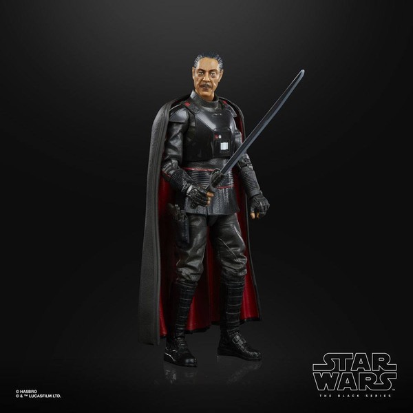 Star Wars Black Series 2021 Wave 1 Mandalorian Moff Gideon Action Figure Hasbro-image