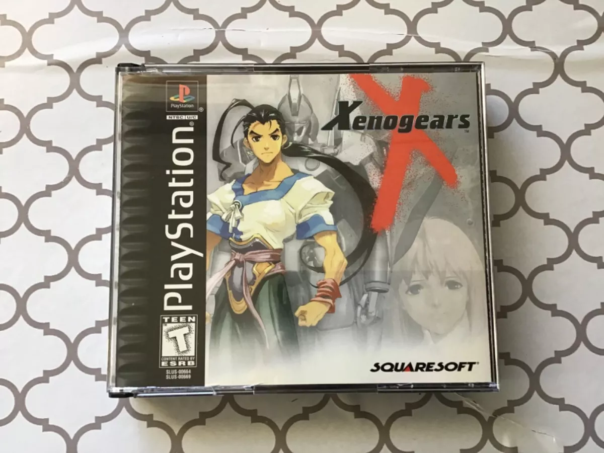 Xenogears PlayStation 1 PS1 Complete Case manual reg. Card and collector CD