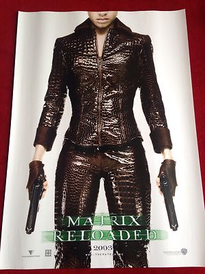 Matrix Reloaded Kinoplakat Poster Filmplakat A1, Keanu Reeves, Niobe
