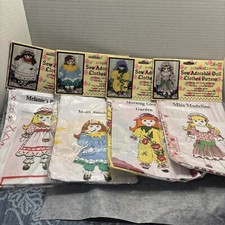 Vintage Just For Keeps Sew Adorable Cut Sew Lot Of 4 Doll Clothes Patterns NIP