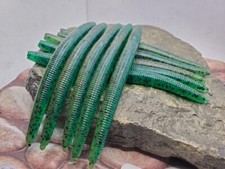 # 50 count 5" Senko - style stick worm in split 2-color, Bulk, #50 count bag