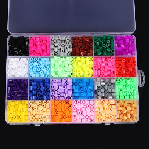 24 Colors 5mm Hama Beads Toy Fuse Bead for Kids DIY Handmaking 3D ToysJ ng-xx - Picture 9 of 12