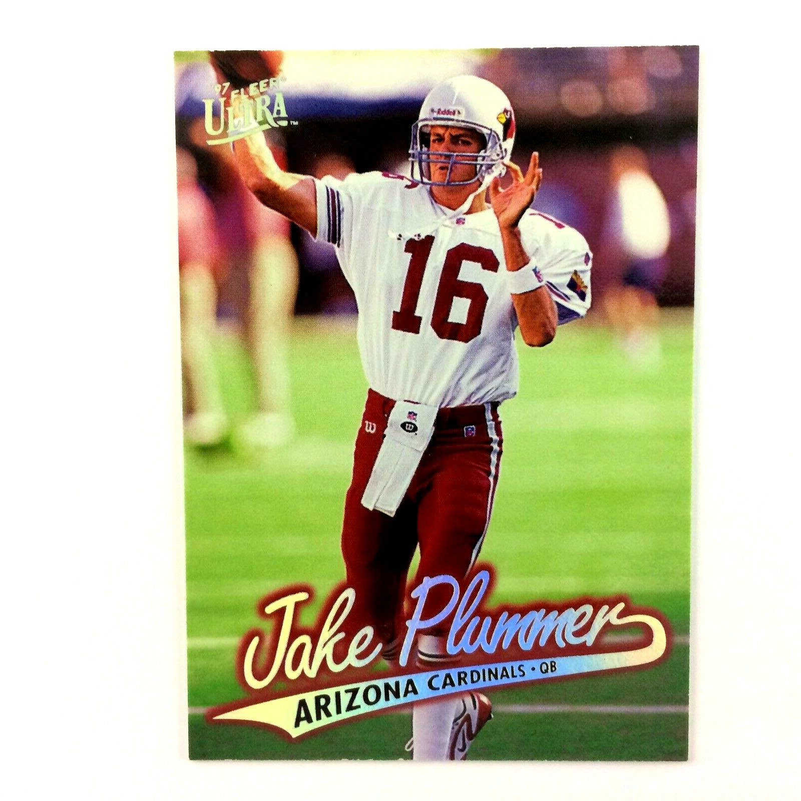 Jake Plummer 1997 Fleer Ultra Rookie Card #256 NFL Arizona Cardinals 