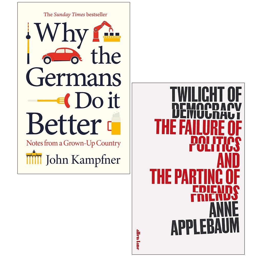 Why the Germans Do it Better and Twilight of Democracy 2 Books Collection Set