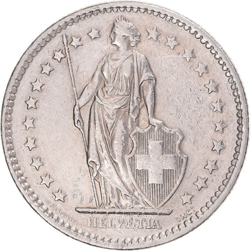 [#1337025] Moneta, Szwajcaria, 2 franki, 1975 - Zdjęcie 1 z 2
