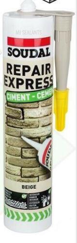 Cartucho sellador acrílico de cemento expreso Soudal reparación junta hueco y grieta 290 ml - Imagen 8 de 10