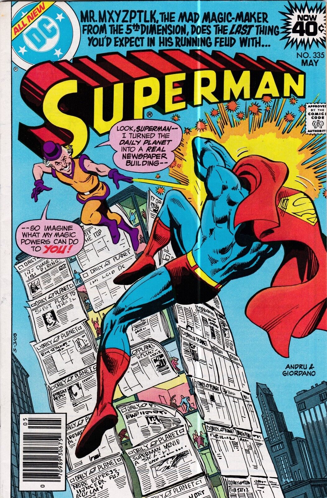 Superman #335:  DC Comics. (1979)  VF/NM   (9.0)