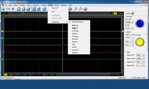 Hantek 6074BE Oscilloscopio digitale diagnostico automatico per auto 1GSa/s 70MHz 4CH PC USB - Foto 23 di 23