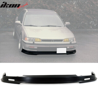 Fits 90-93 Honda Accord DX EX LX Mugen Style Unpainted Front Bumper Lip Spoiler