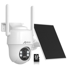 ANRAN Outdoor 4G LTE Solar Security Camera Battery 360  PTZ Garden Farm