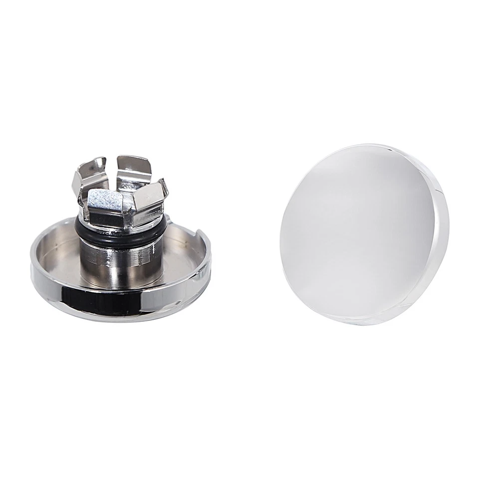 Tapas de tuerca de eje delantero cromadas para Harley Touring Road Glide FLTRX 2024-2025 Foto 3 de 4