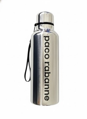 Paco Rabanne Water Bottle Stainless Steel Tumbler with Lid