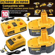2PACK 18 Volt For DeWalt 18V 7.0Ah Battery or Charger DC9096 DC9099 DC9096-2