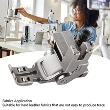 Sewing Presser Foot Plastic Wheel Universal Hard Leather Fabric Presser Foot