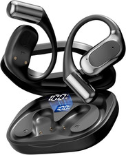 Open Ear Headphones Bluetooth Wireless over Ear Earbuds with Ergonomic Earhook E