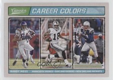 2017 Panini Classics Career Colors Randy Moss #CC-7 HOF 1hs9