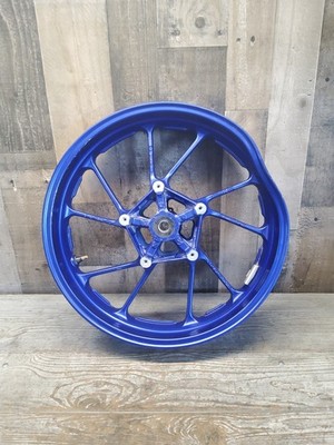 2025 25 22-25 Yamaha YZF-R7 YZFR7 Front Wheel Rim Blue Bent 2025 25 22-25 Yamaha YZF-R7 YZFR7 Front Wheel Rim Blue Bent