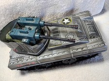 M-75 Army tank Battery operated tin vintage toy Japan , for parts or repair