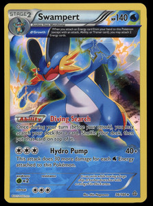 SWAMPERT 2015 Pokemon XY Primal Clash #36/160 Holo Rare
