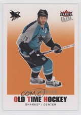 2007-08 Fleer Ultra Old Time Hockey Joe Thornton #OT6 HOF 0a3
