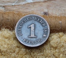 1 Pfennig 1888 G , besser wie &uuml;blich erhalten