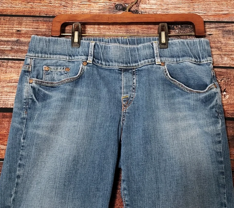 Pantalones Cortos Jean Maternidad Lucky Brand Pequeños Vintage Años 90 Lil Maggie Por Gene Montesano Foto 3 de 4