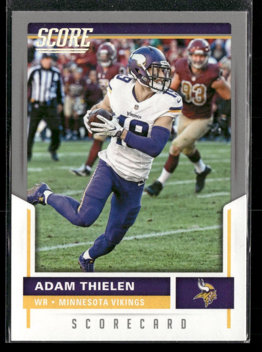 2017 Score #66 Adam Thielen Scorecard