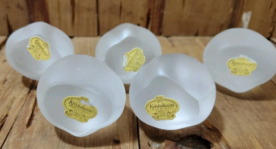 Pisapapeles Kristaluxus Pera Esmerilada ArtGlass México Plomo Cristal Lote de 5 Foto 4 de 4