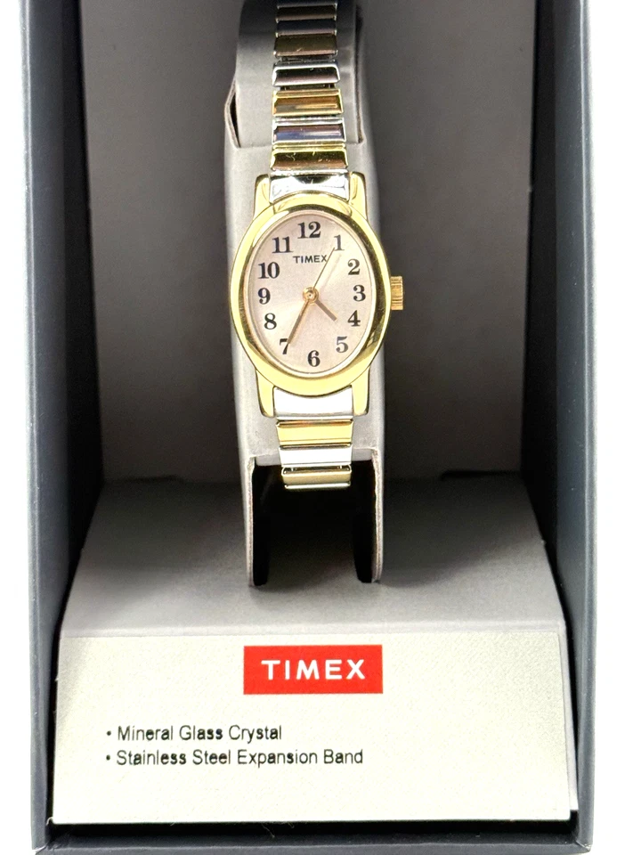 Timex® Women's Cavatina Two Tone Stainless Steel Watch - T2M570 M9- New!! - Image 2 of 4