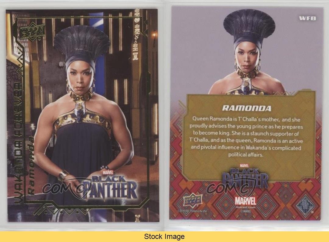 2018 Upper Deck Marvel Black Panther Wakanda Forever Ramonda #WF8 READ 0e3 thumbnail 3