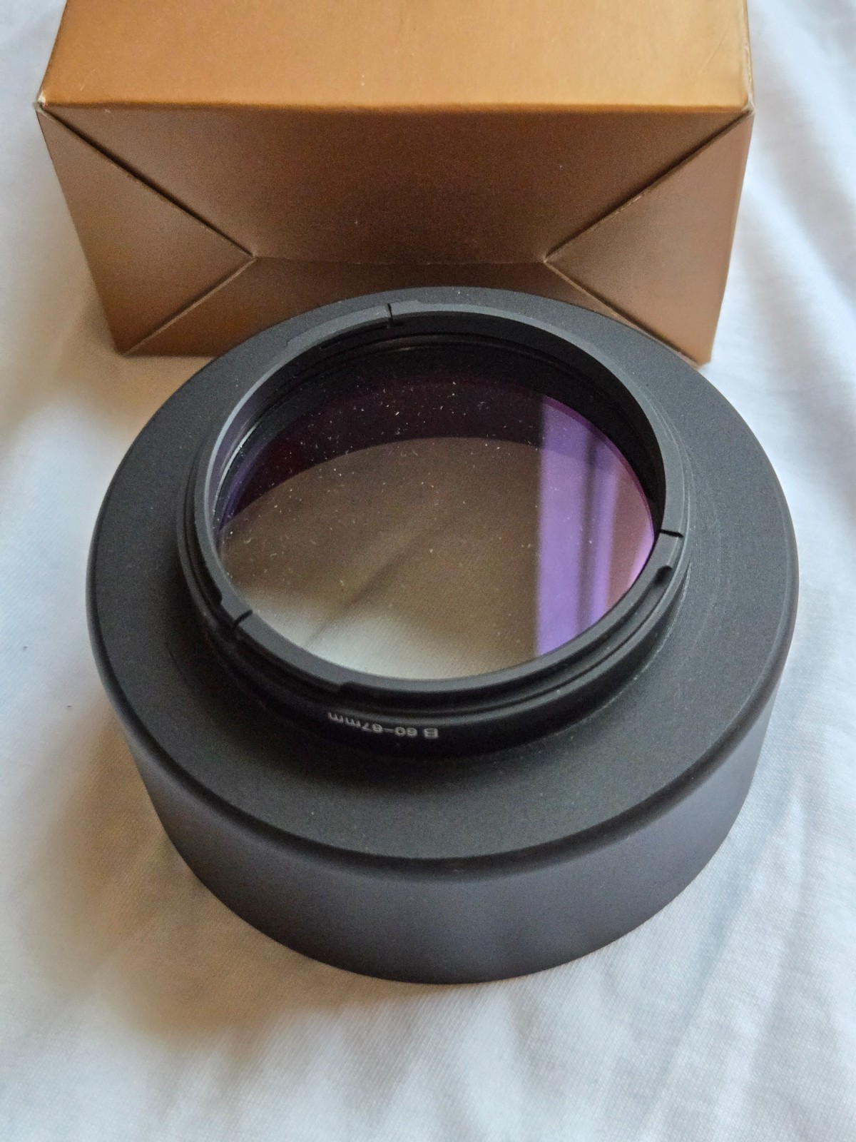 B60-67mm Adapter + 67mm UV Filter + 67mm hood w/Cap for Hasselblad CF 80mm/2.8