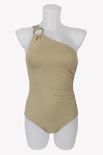 Bañador mujer Michael Kors T. 40 (L) beige NUEVO traje de baño de una pieza verano