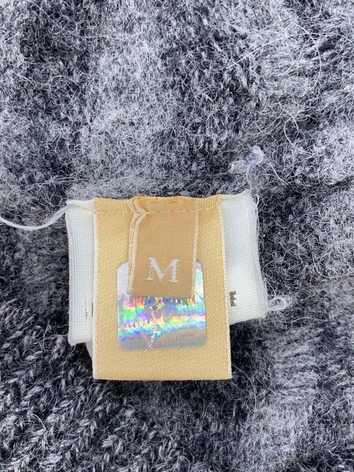 Cárdigan galliano (grueso) M algodón GRIS rayas usado Foto 4 de 4