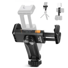 NEEWER SP10 Phone Tripod Mount with Cold Shoe 360 Rotatable for iPhone Samsung