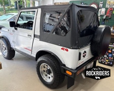 1988-1994 Suzuki Samurai Replacement Soft Top Black With Tinted Windows