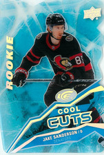2022-23 Upper Deck Ice Cool Cuts Jake Sanderson RC Ottawa Senators #CC-37