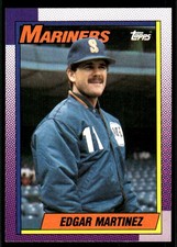 Edgar Martinez 1990 Topps #148 Mariners MLB READ FREE SHIPPING AutographDen