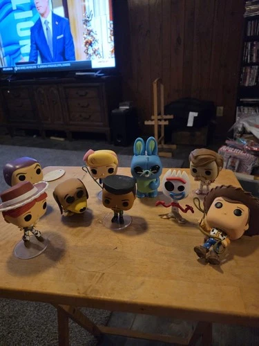 Toy Story 4 Funko Pop Lot Woody Buzz Jessie Slinky Forky Duke+